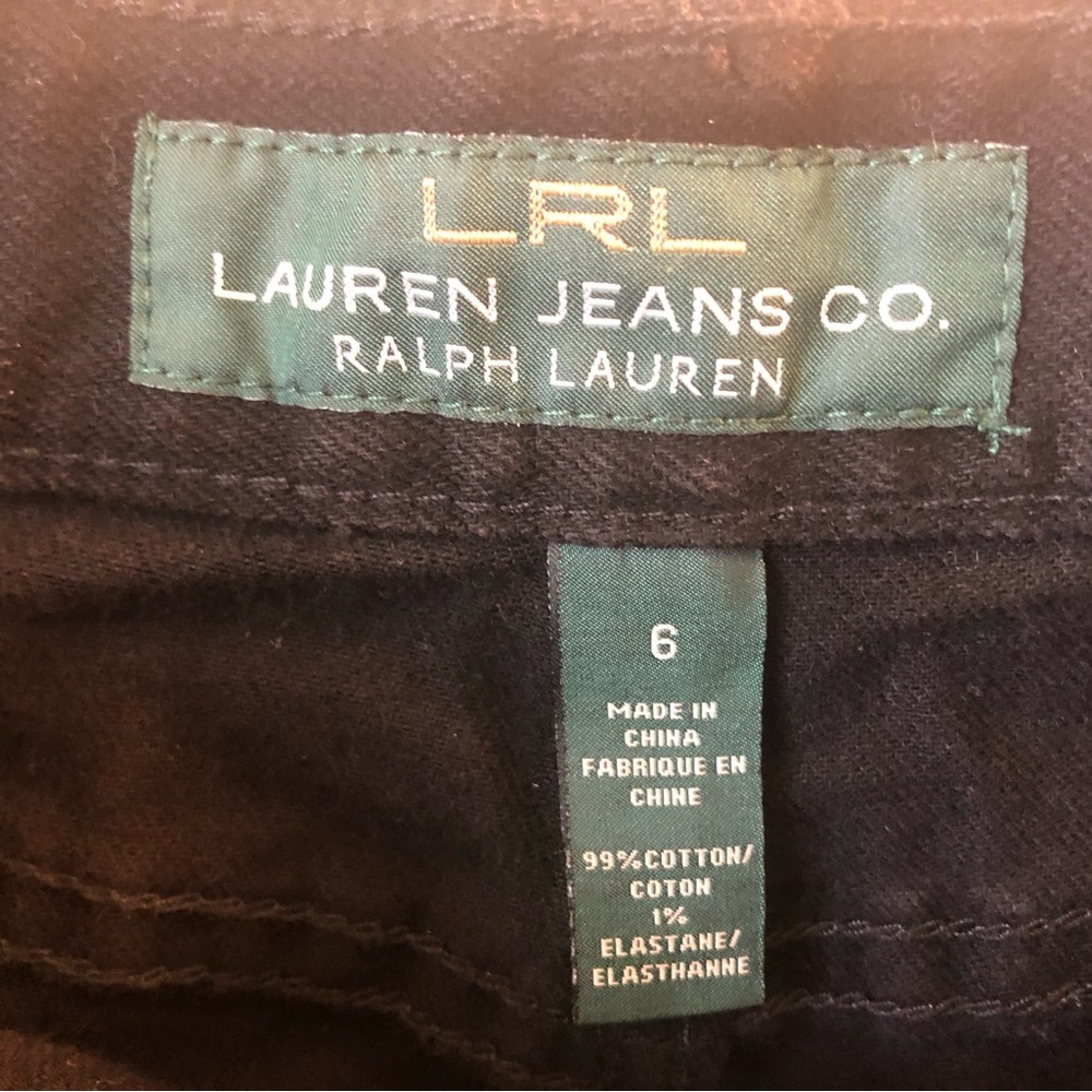 Ralph Lauren Black Denim Jean Skirt - Picture 10 of 11